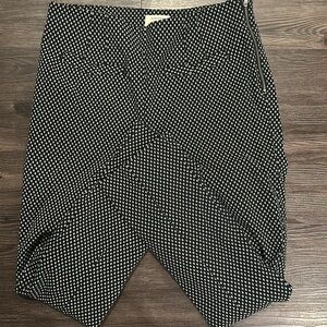 Anthropologie The Essential Slim Pant Black & White sz 8